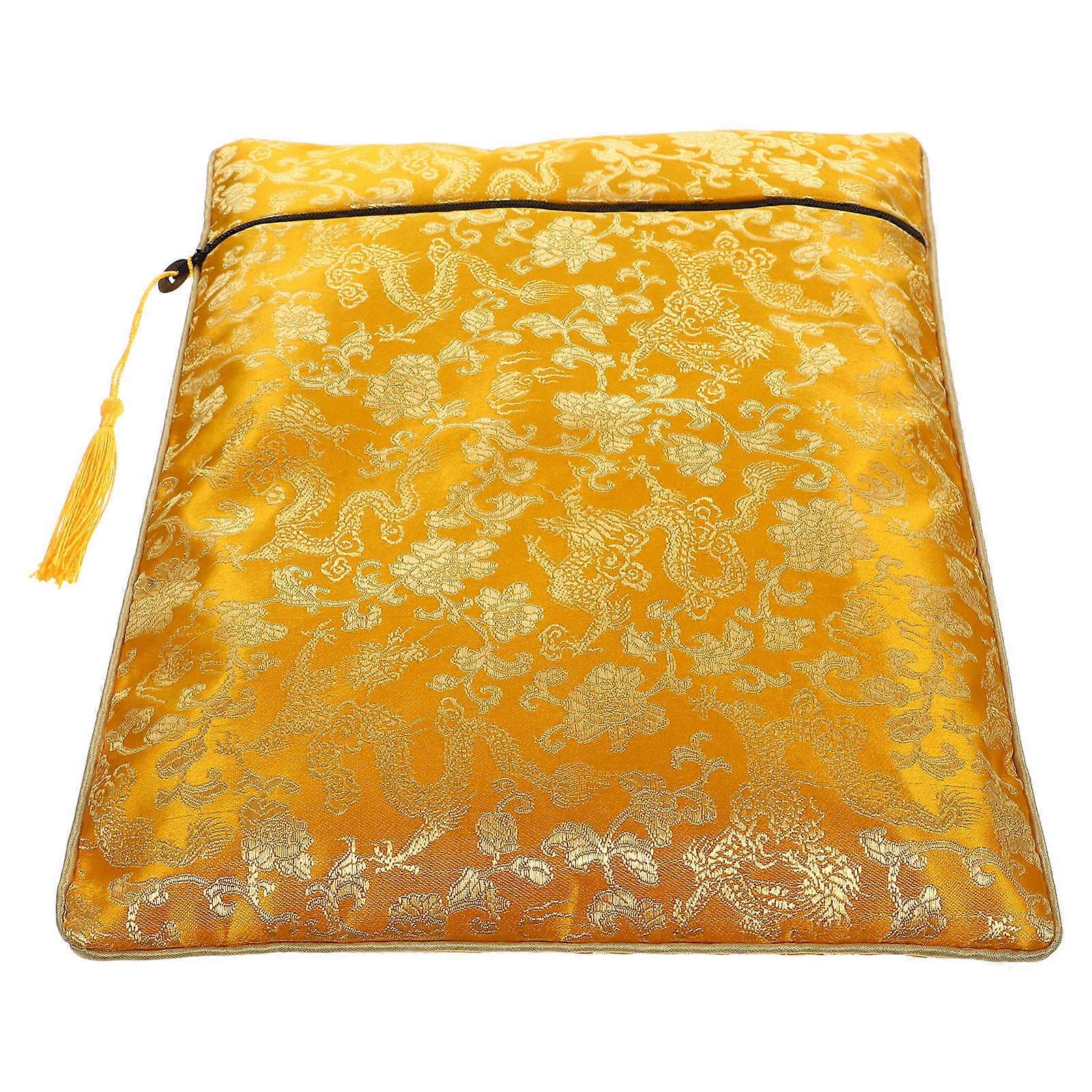 Pen Storage Bag For Notebooks Pencils Pens Travel Use Rectangular Simple Design 34.00X24.00X1.00CM 1Pack