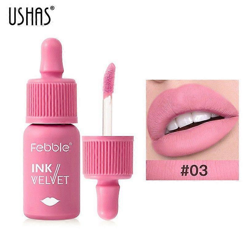 unbrand Velvet Lip Tint - High Pigment Color Velvet Lip Gloss Velvet Lip Glaze Long Lasting Non-Stic