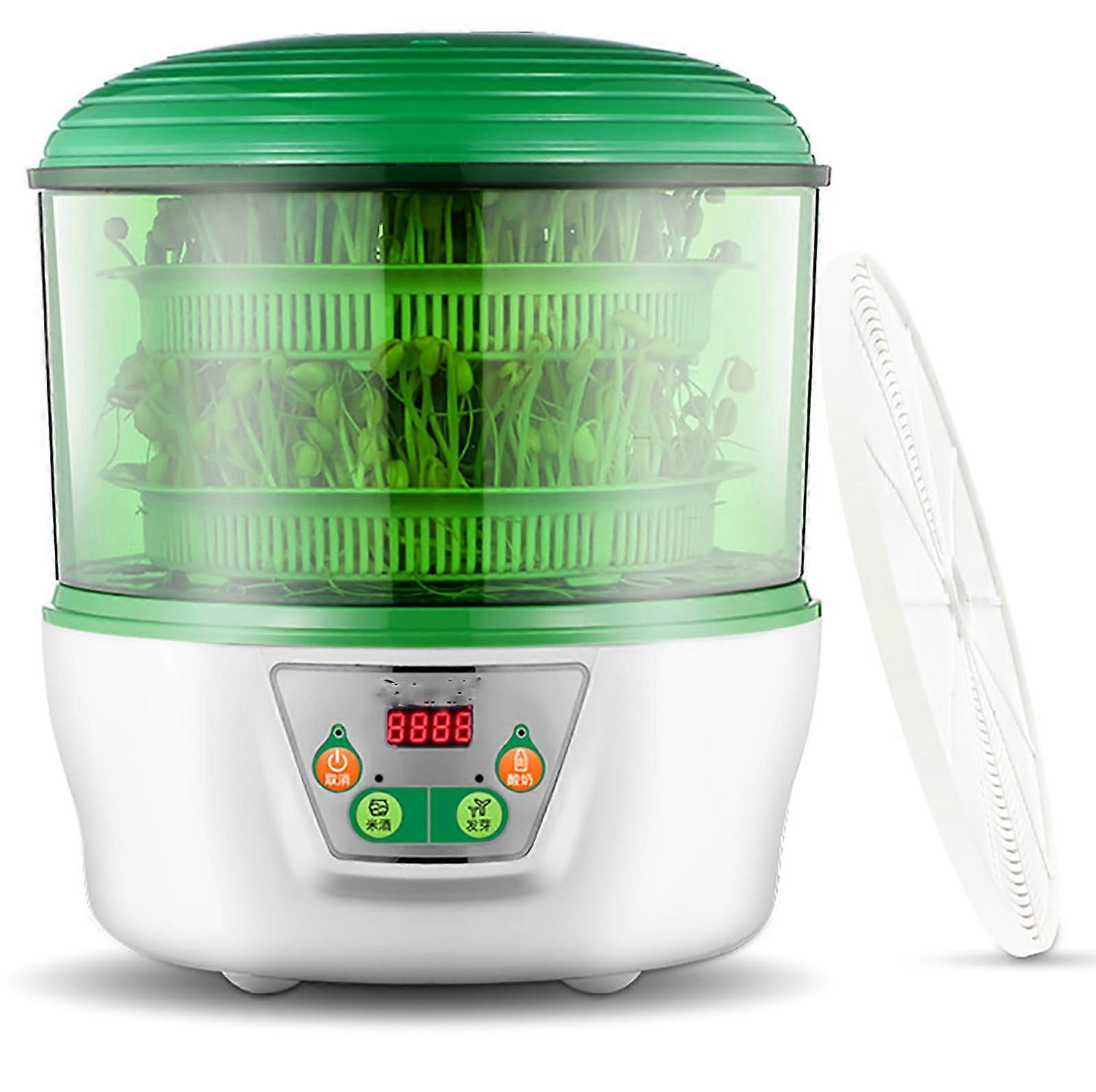 Soybean sprout machine, electric soybean sprout machine, 1.25L large water tank, intelligent constant temperature, for seed germination.
