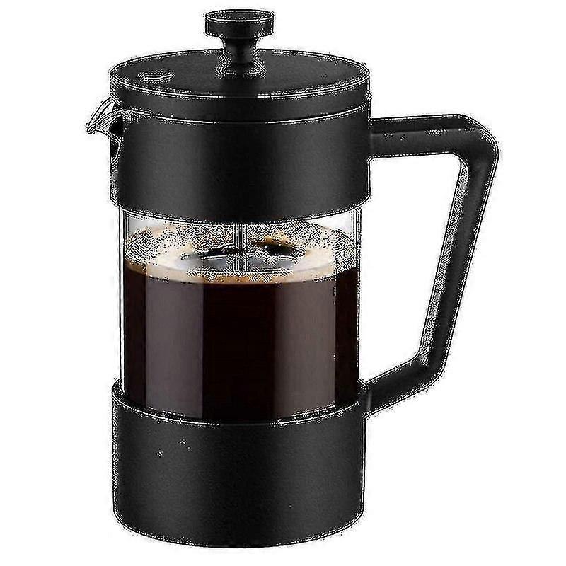 Coffee and Tea Maker with Thickened Borosilicate Glass, Rust-Free Design