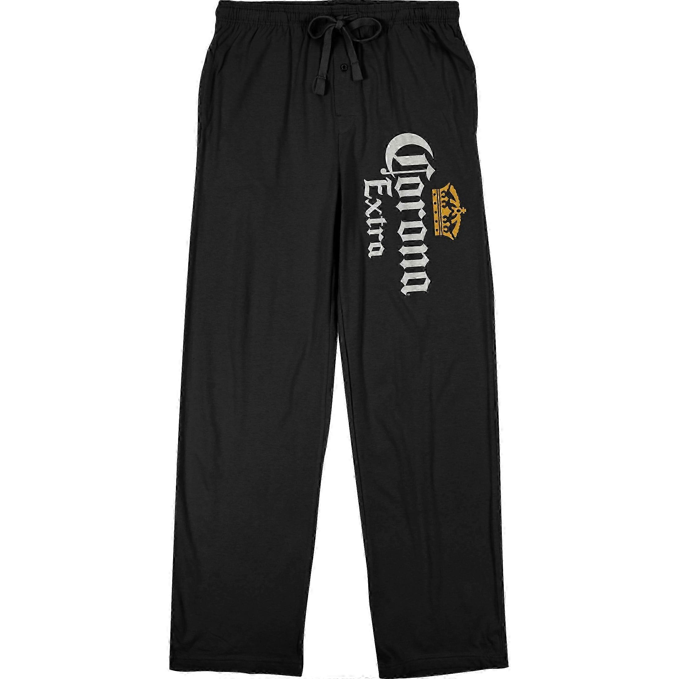 Men's Black Sweatpants - Medium Suitable for Certain Brand