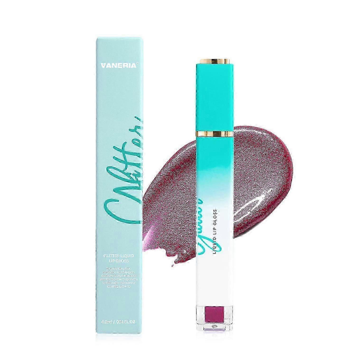 Brillant à lèvres,Maquillage des lèvres non collant,Brillant à lèvres scintillant,Finition scintillante holographique,Repulpant longue durée