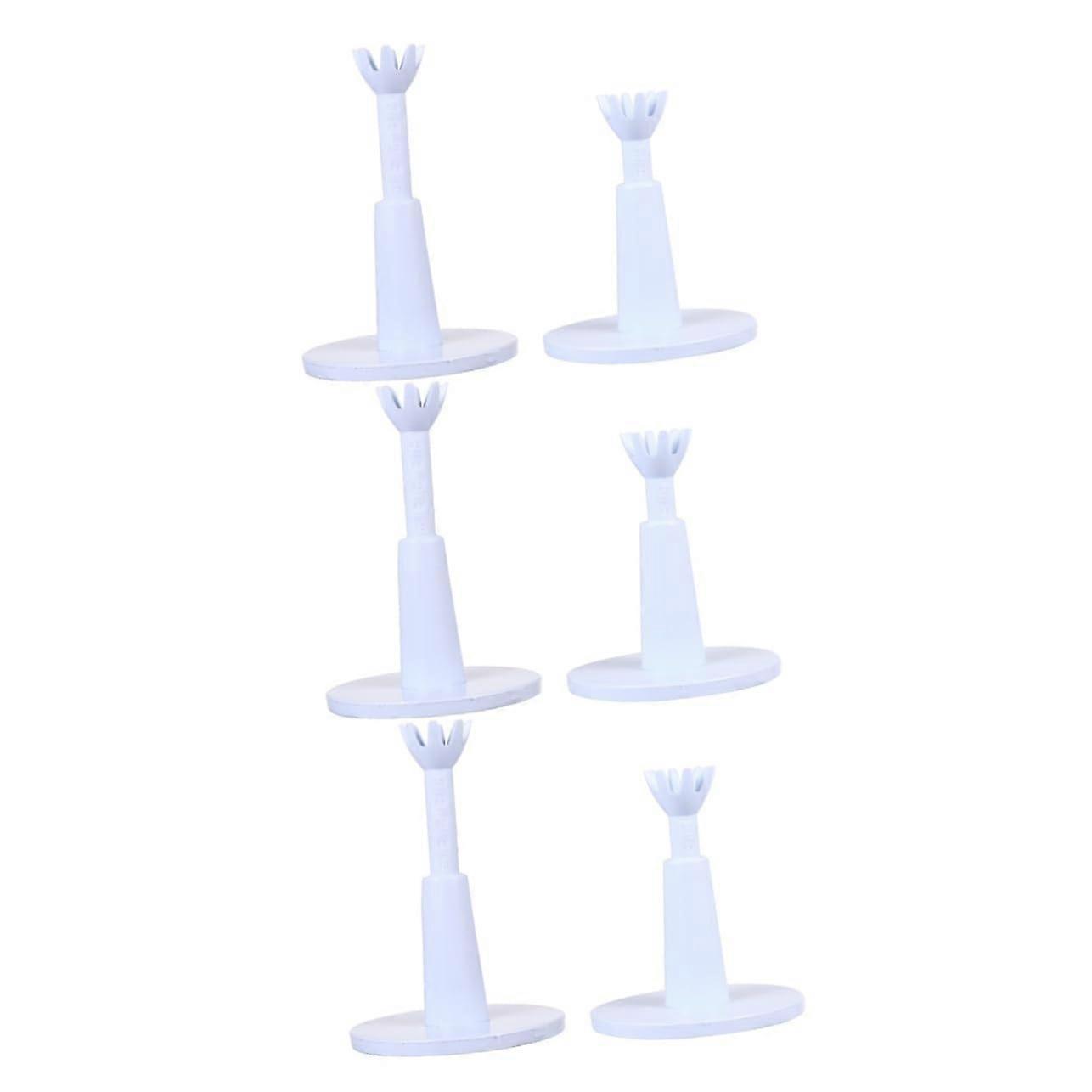 Golfstifte Adjustable Golf Tee Racks For Golf Balls Training Tee Holder Rubber White 3 Pieces