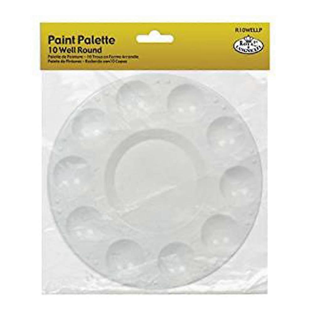11-Grid Plastic Palette 17 cm for Easy Cleaning, Professional Art Supplies, Ideal for Painting and Mixing Colors