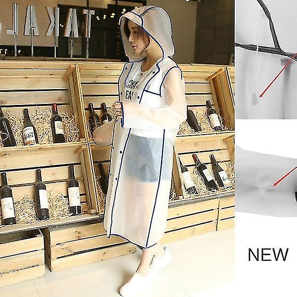 Women's Clear Eva Plastic Raincoat