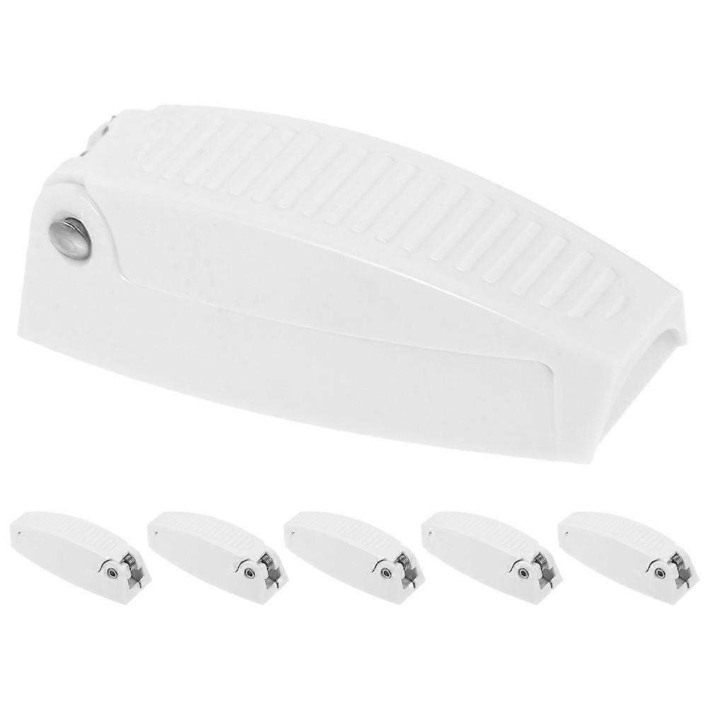 6pcs RV Door Catch Holder for Trailers & Caravans – Vibration Resistant Design, Secure Closure, Easy Installation, Noise Reduction for Campers