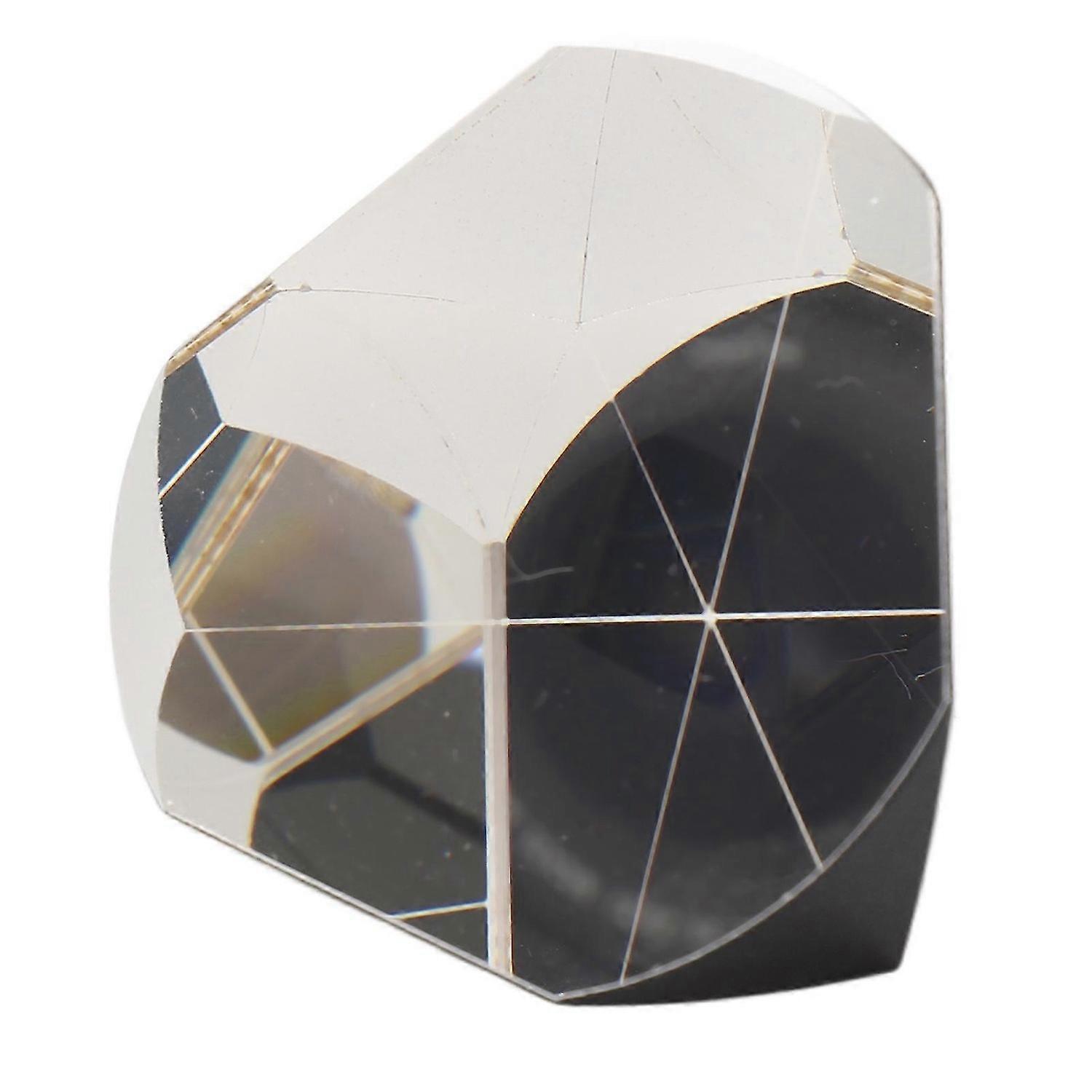 Corner Cube Prism High Accuracy Silver Coated K9 Optical Glass Total Station Prism Lens
