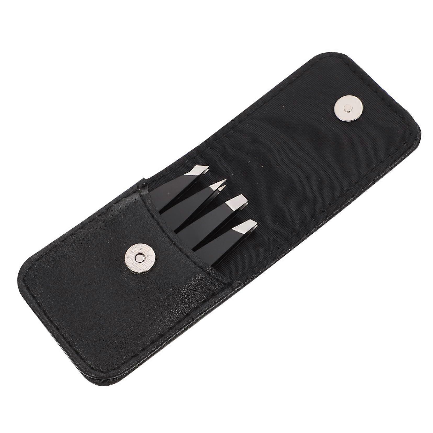 4 Pieces Eyebrow Clamps Multipart Brow Tool for Precise Eyebrow Plucking, Durable Hair Removal for Makeup Applications