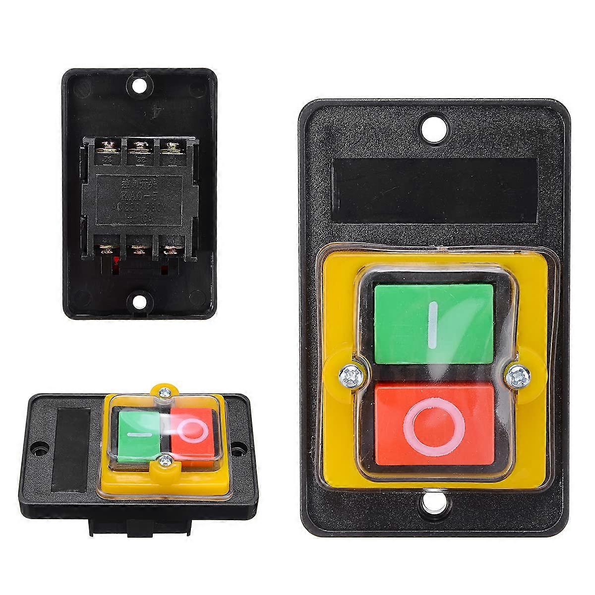 Switch ON/OFF Waterproof Pressure Switch 10A 250V 380V Pressure Switch for Cutting Machine Drilling Switch Motor