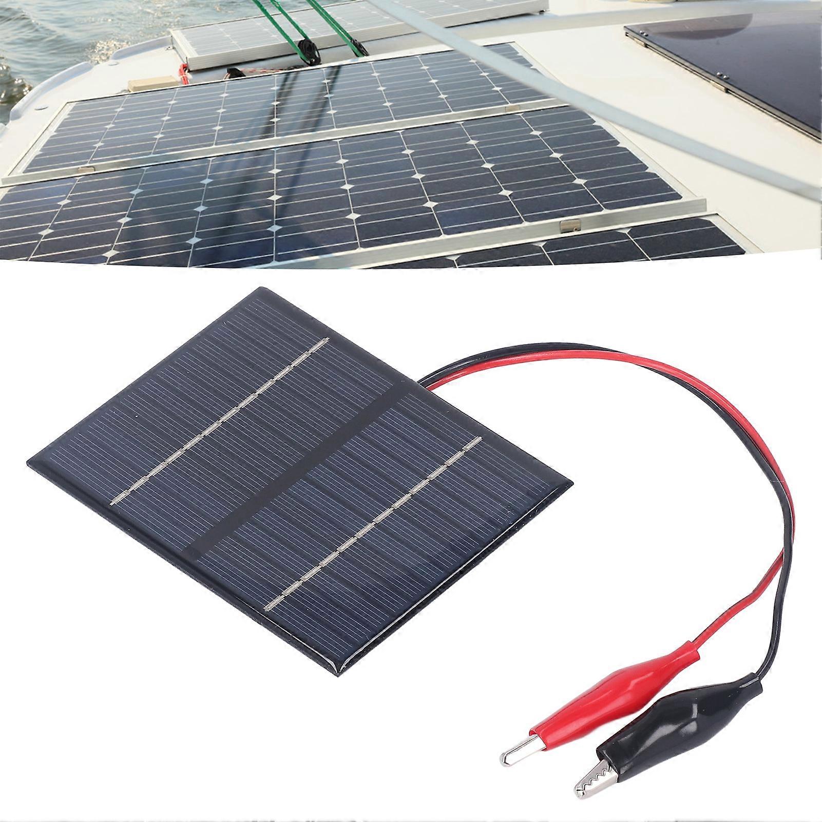 Solar Panel 1.5W 12V Polysilicon High Efficiency Output Portable Lightweight DIY Solar Panel
