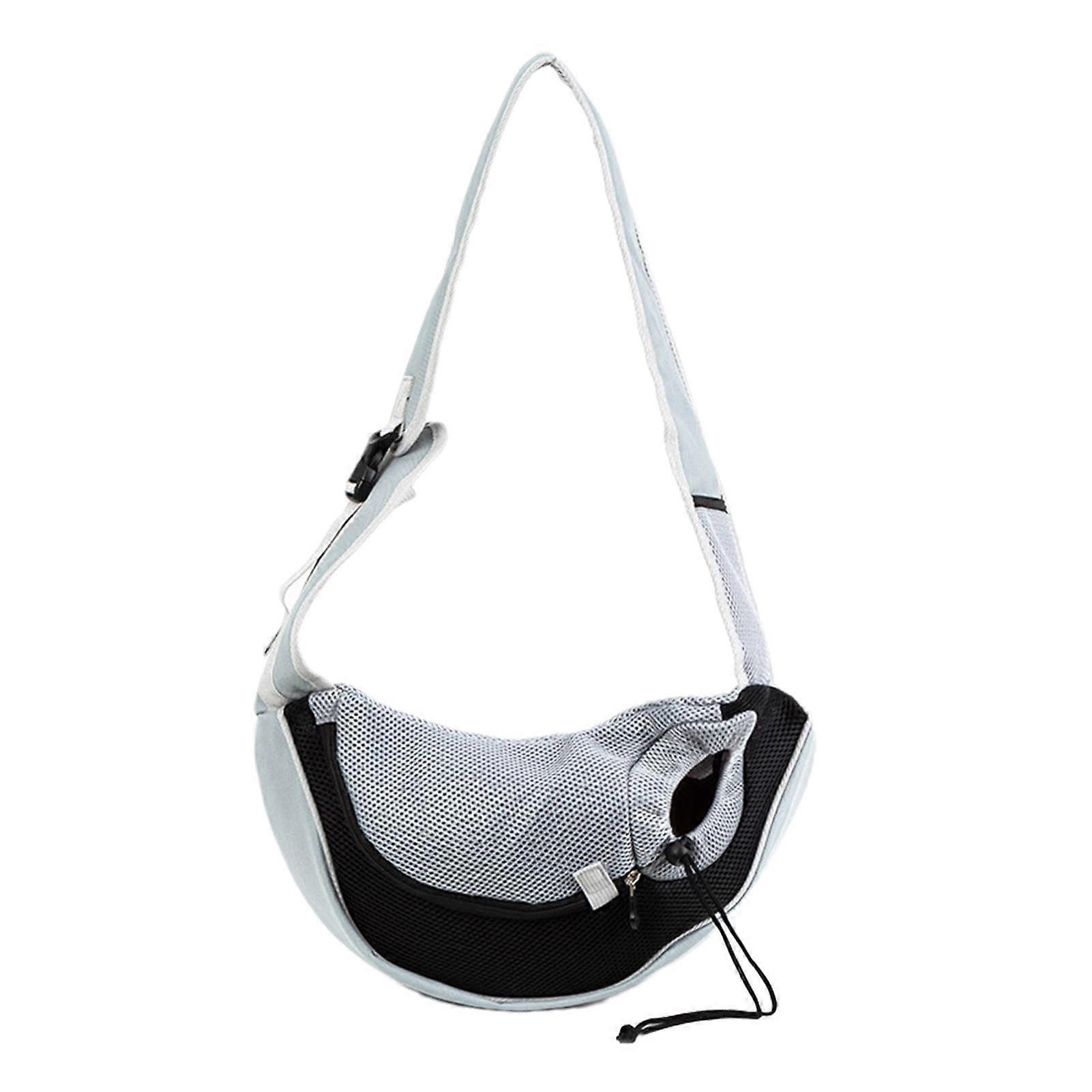 Sling Carrier for Small Pets, Adjustable Shoulder Strap, Dog Carriers, Black