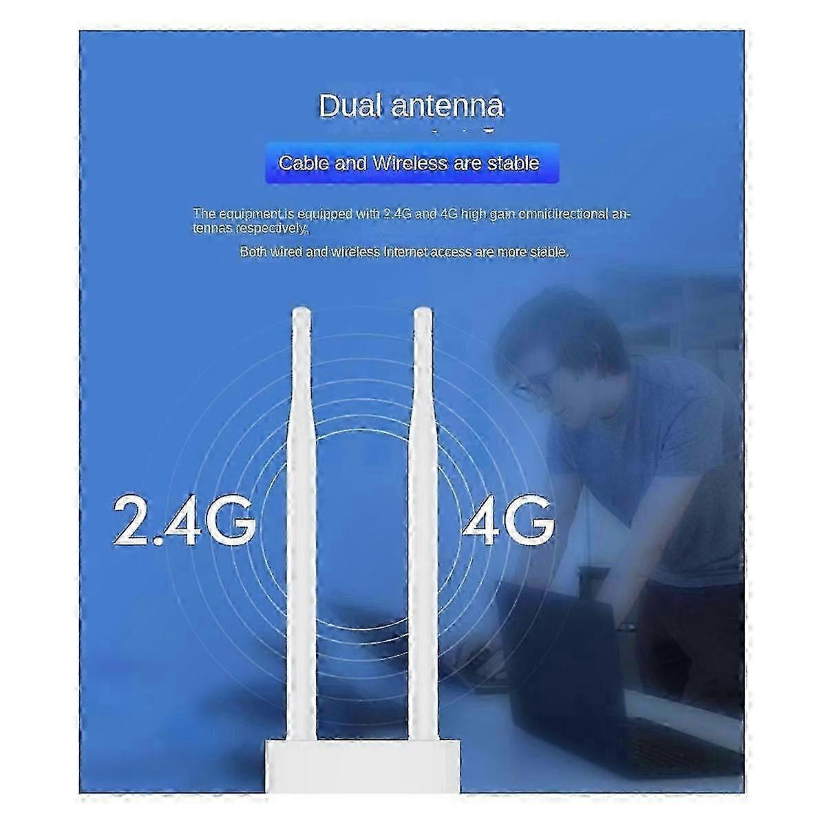 Outdoor 4G Wifi Router 150Mbps Wi Fi Router with Sim Card All Weather Wifi Waterproof Booster Exten JN