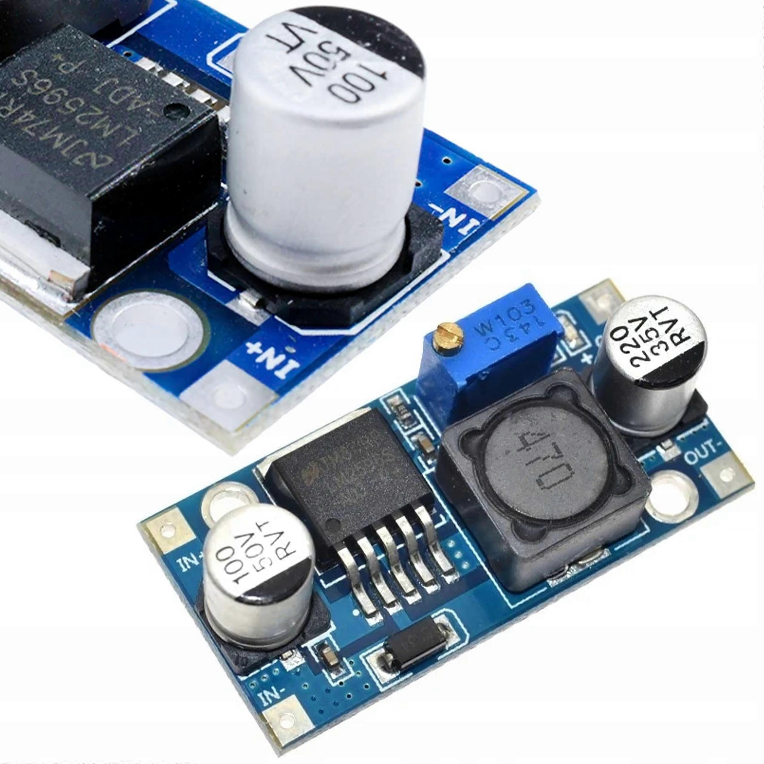 Rosfix 降压直流转换器模块 Lm2596S 1.5-35V 3A – 高效率 92% |43mm x 20mm x 14mm 的紧凑尺寸