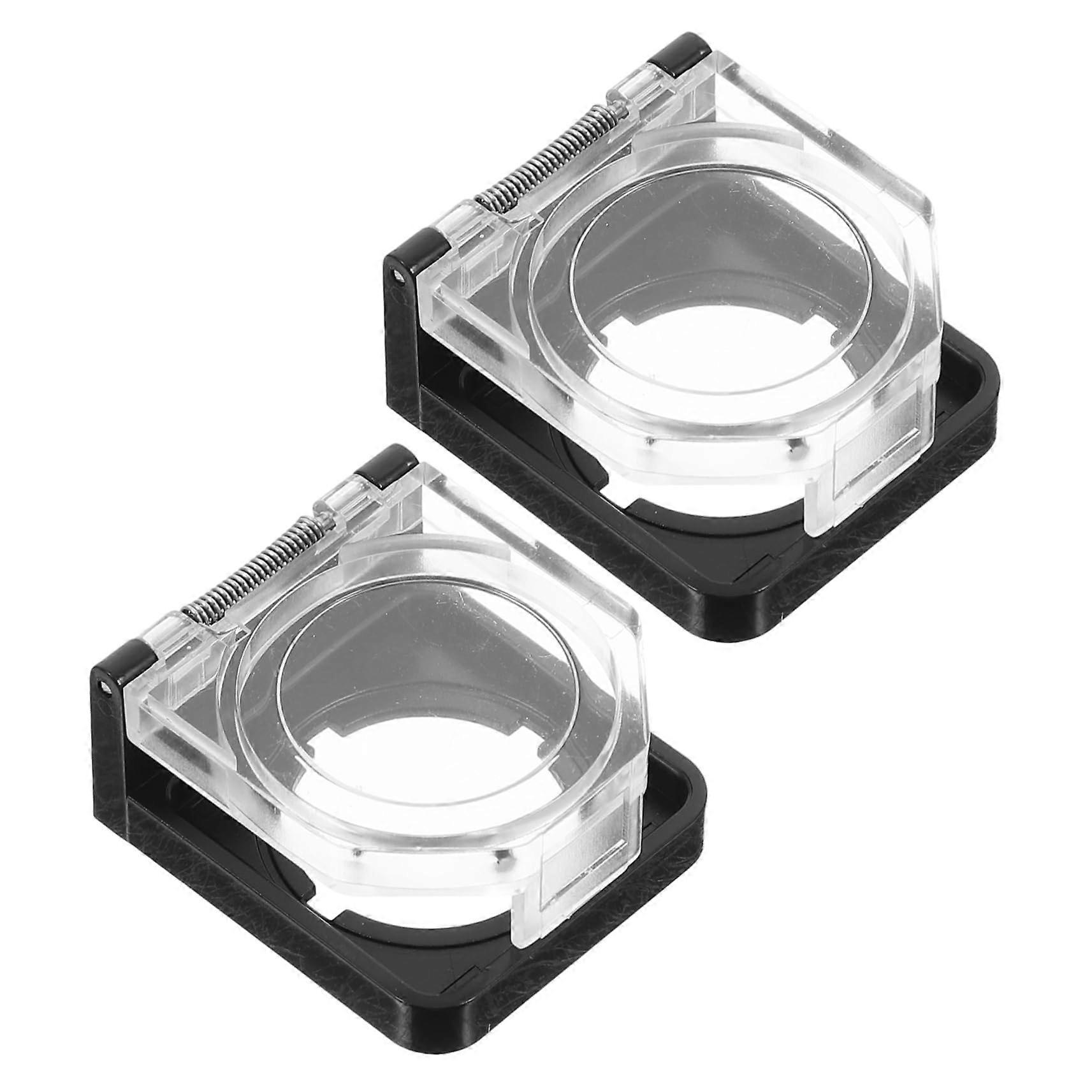 Power Button Protective Cover Pack of 2, Transparent Push Start Button Covers for Easy Installation and Compatibility