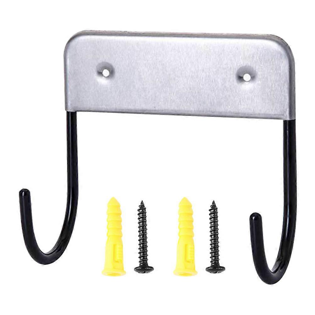 Ironing Board Wall Hanger Household Storage Rack Black Rectangular Wall Mount 13x12.5cm Storage 1Set