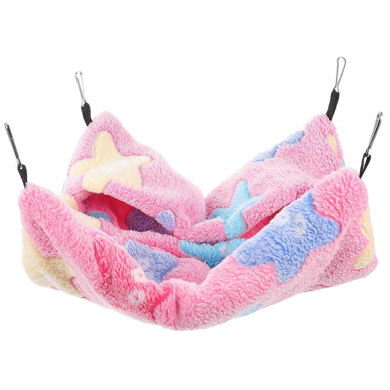 Hammock For Hamster Warm Pet Hammock Breathable Comfortable Indoor Use Envelope Shape 35X30X3CM 1Pack