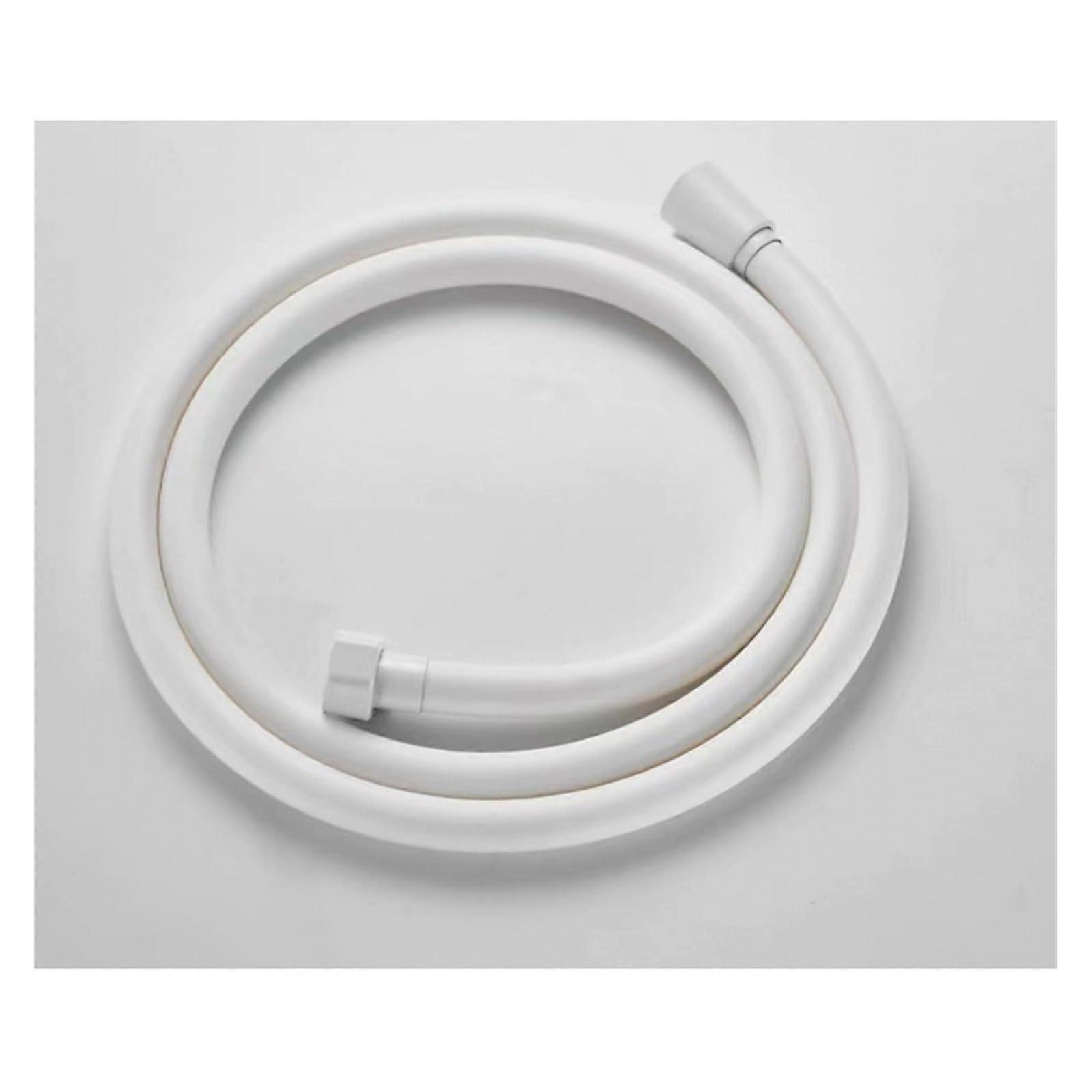 Silicone Shower Hose, Flexible, Explosion-Proof, Soft, 200 cm, 1.5/2/3 Meter Length, White Color, Durable Material