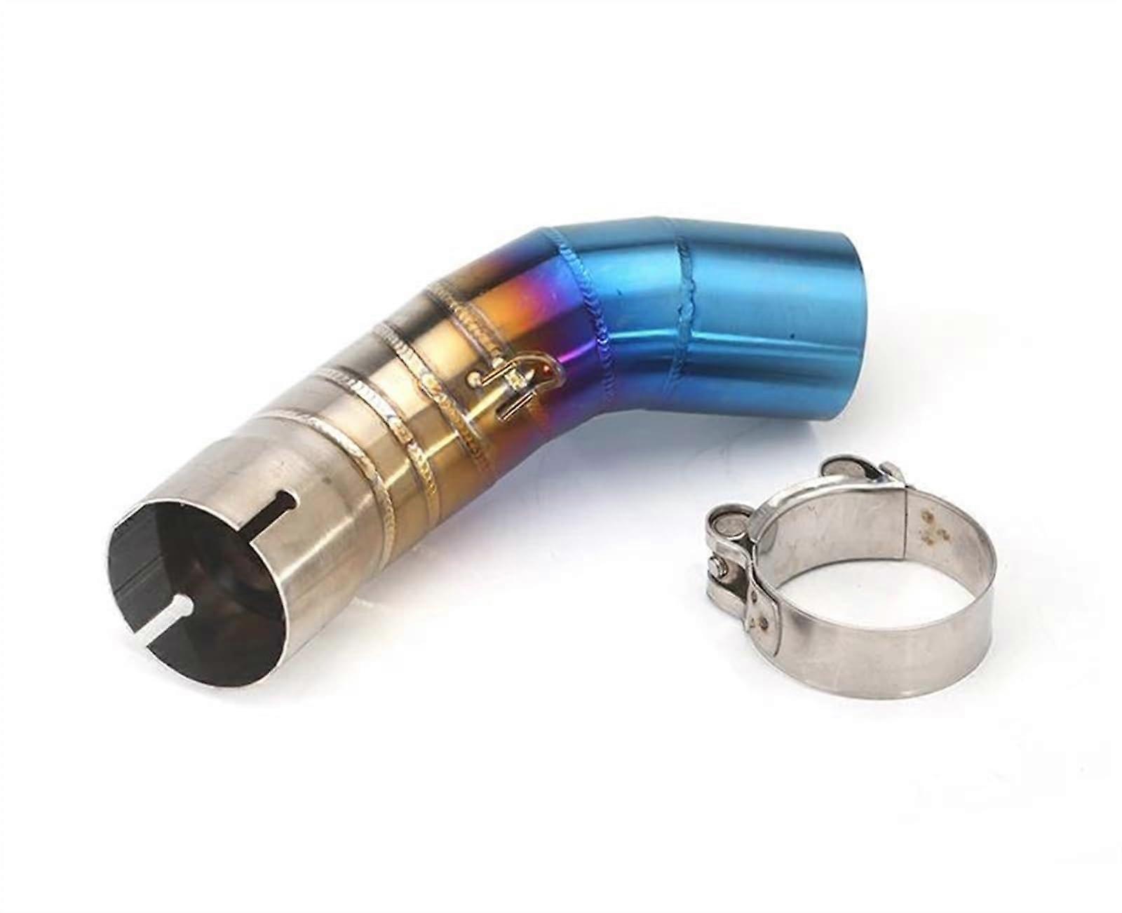 Exhaust Middle Link Pipe for Kawasaki Z900 2017-2021 Z900E Z900 A1 A2 2017-2023 Motorcycle Accessory Color 2