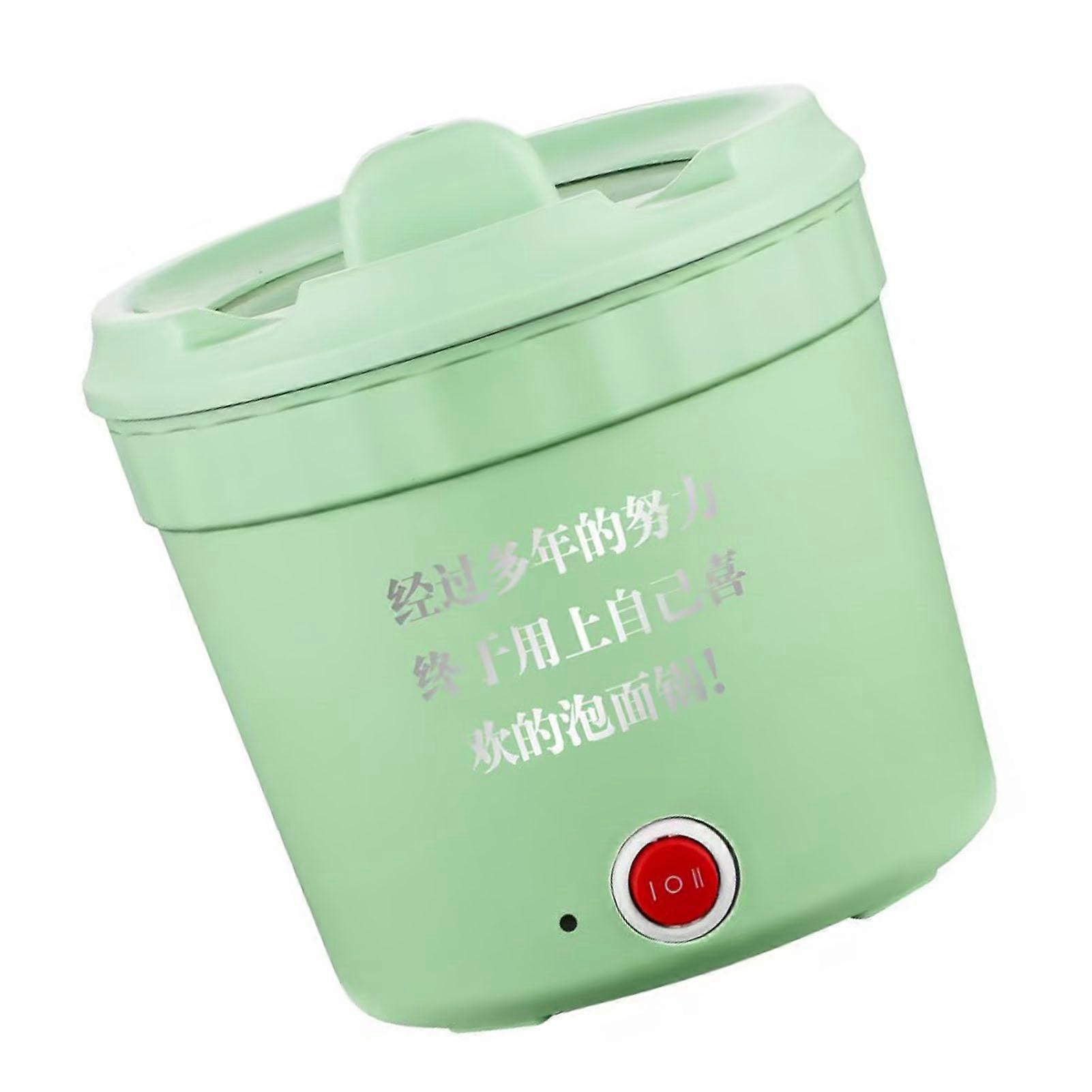 Multifunctional Electric Mini Hot Pot 1L for Office Use, Adjustable Heating Pasta and Ramen Cooker with US Plug 110V