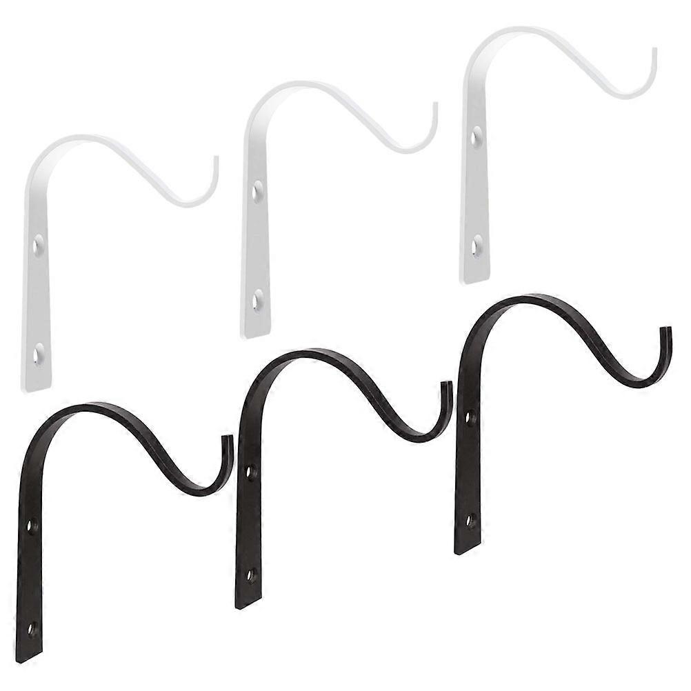 Wall Mounted Hanger 6Pcs Assorted Color Iron for Home Use with Space-Saving Design