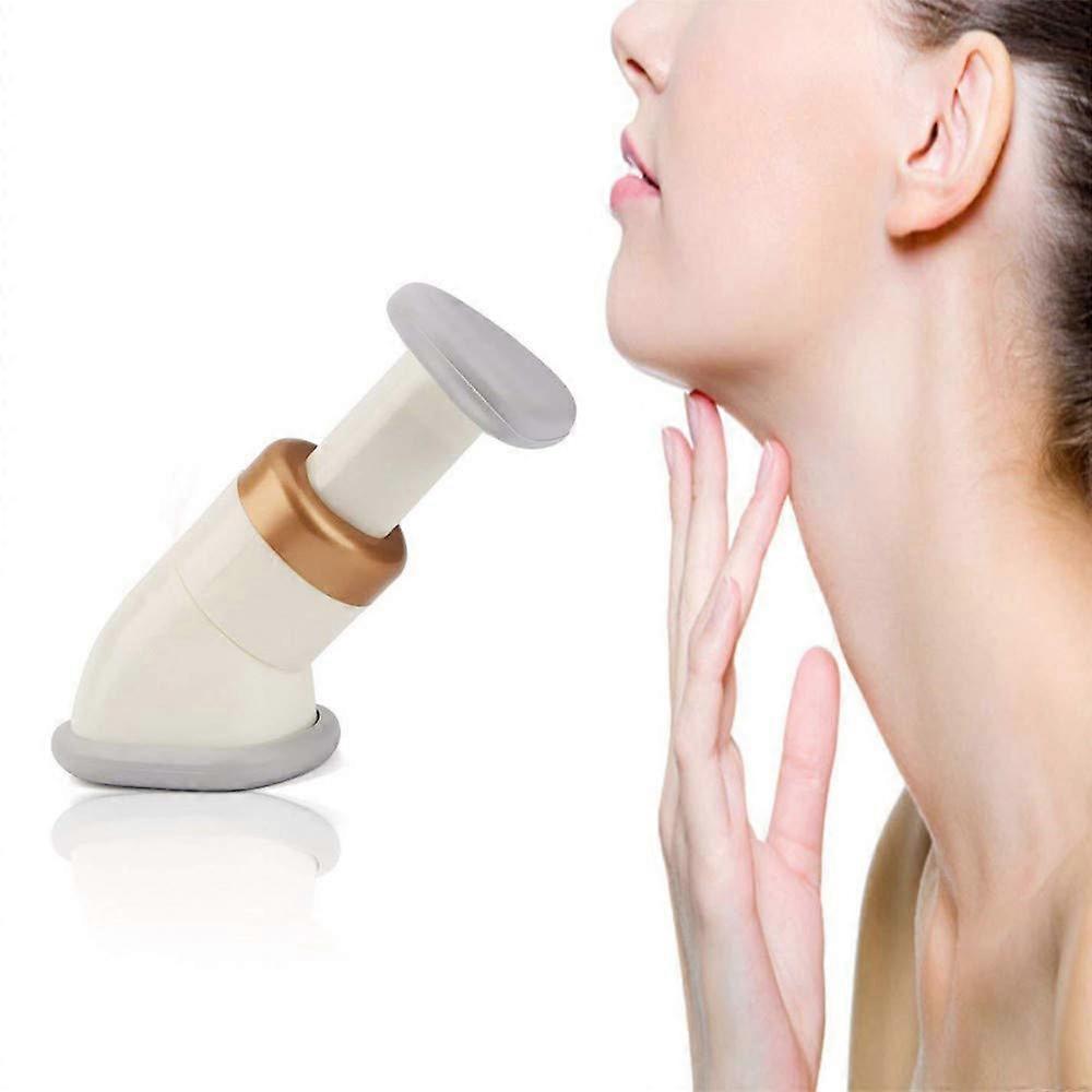 Neck Slimmer Massager Manual Double Chin Reducer with 3 Levels of Resistance Adjustable Neck Exercise Device