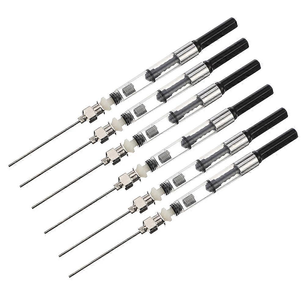 Pen Ink Refill Tools Disassembly Fountain Pen Ink Cartridges For Users Of Fountain Pens Plastic 7.00X0.50X0.50CM 6Set