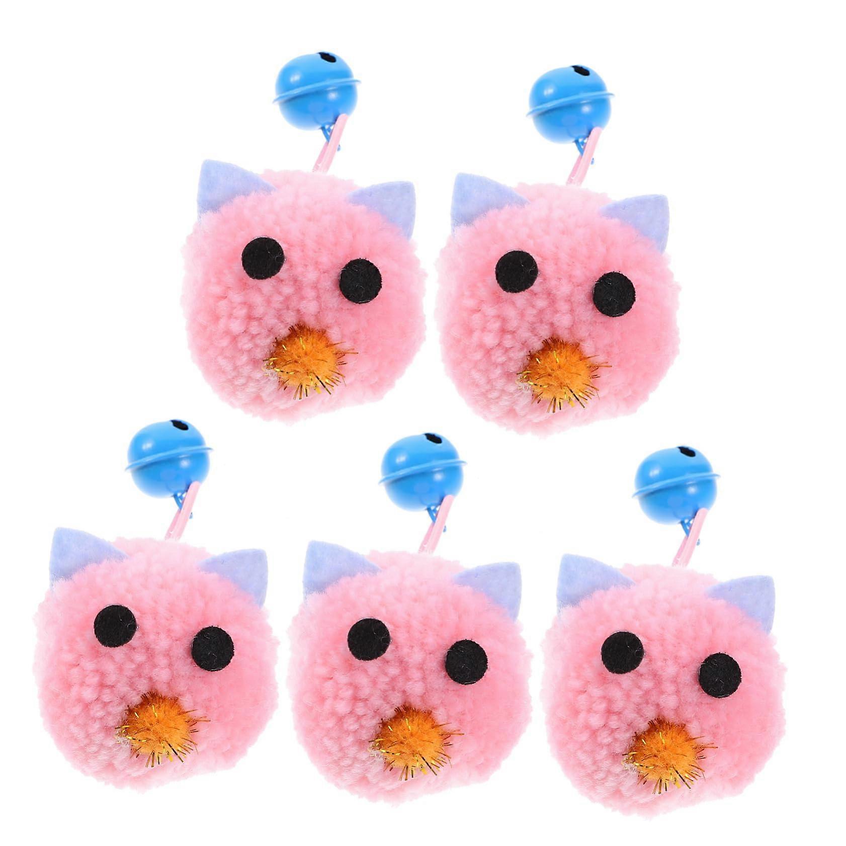 5th Stuffed Cat Toy Kitten Mouse Toy Cat Mouse Toy Interactive Mouse Toy for Cats Pet Accessories Modeling Plush 10x4.5x4.5cm as Shown 2