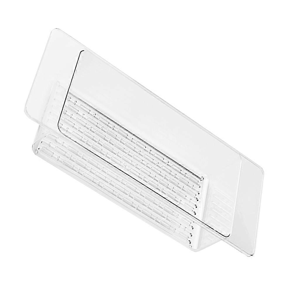 Kitchen Drainage Basket Vegetable Washing Sink Strainer Rectangular Plastic 1Pcs