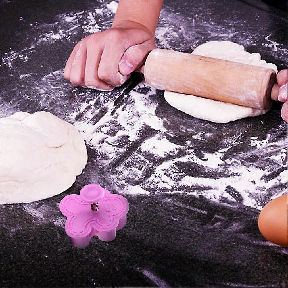 4Pcs 3D Thanksgiving Christmas Biscuit Plunger Cutter Set