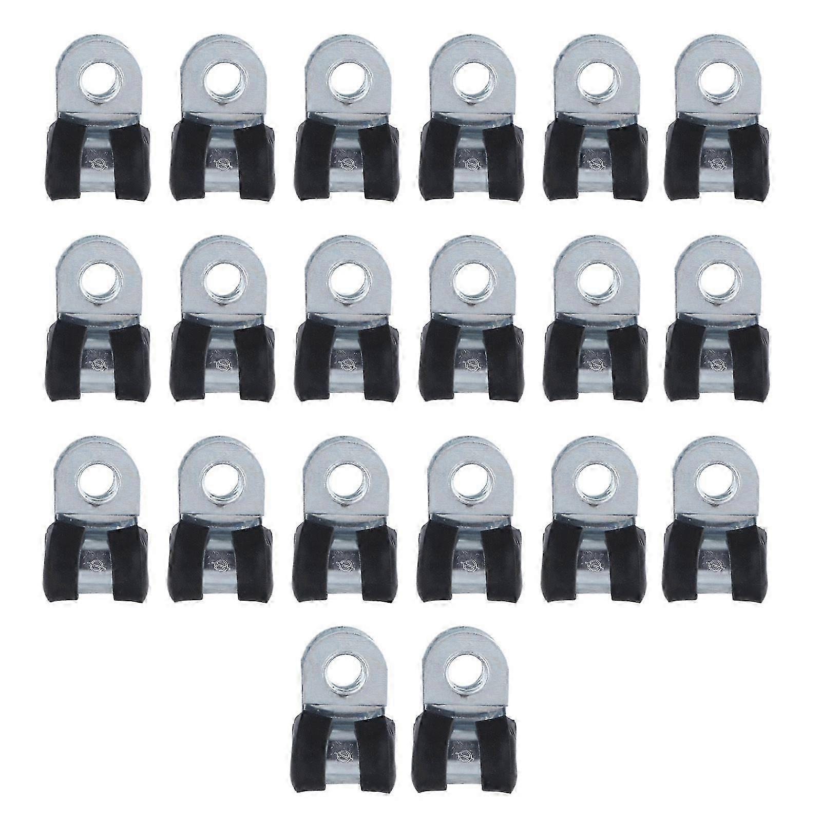 304 kabelklemmer i rustfritt stål, robuste, korrosjonsbestandige, gjenbrukbare R-type bøyleklemmer