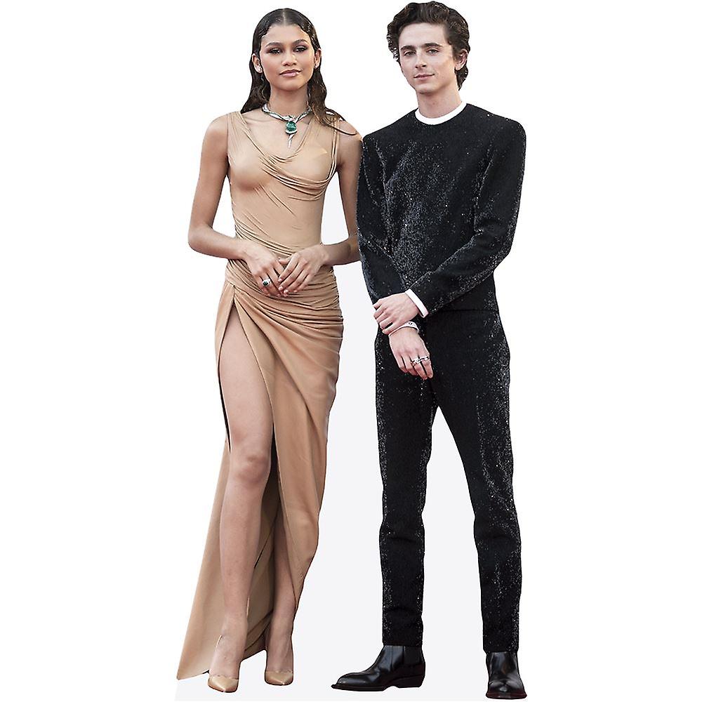 Zendaya And Timothee Chalamet (Duo) Mini Celebrity Cutout