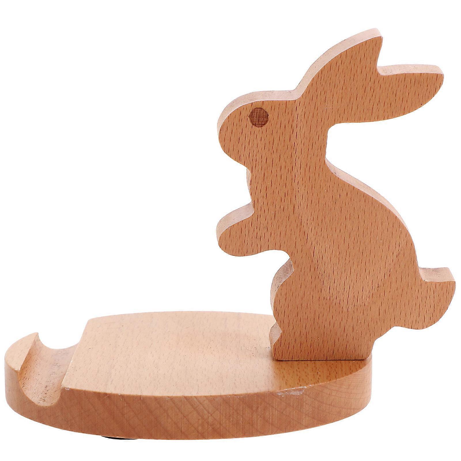 Mobile Phone Desk Holder Rabbit Tabletop Mobile Tablet Holder Everyday Use 11.5X8X10CM Web Surfing 1 Piece