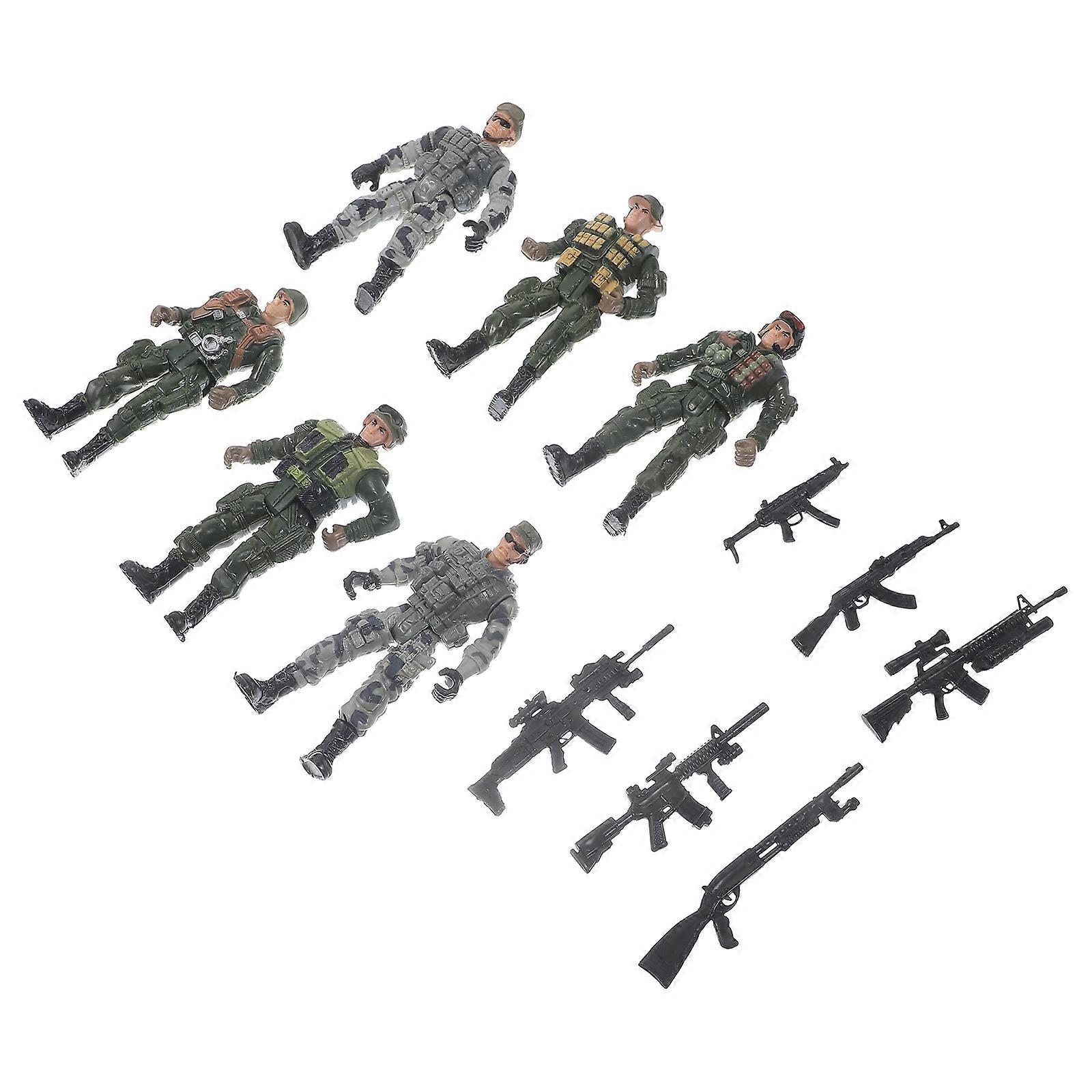 Mini People Figurines For Projects Lightweight Compact Realistic Scene Creation Model Collectors 1Set