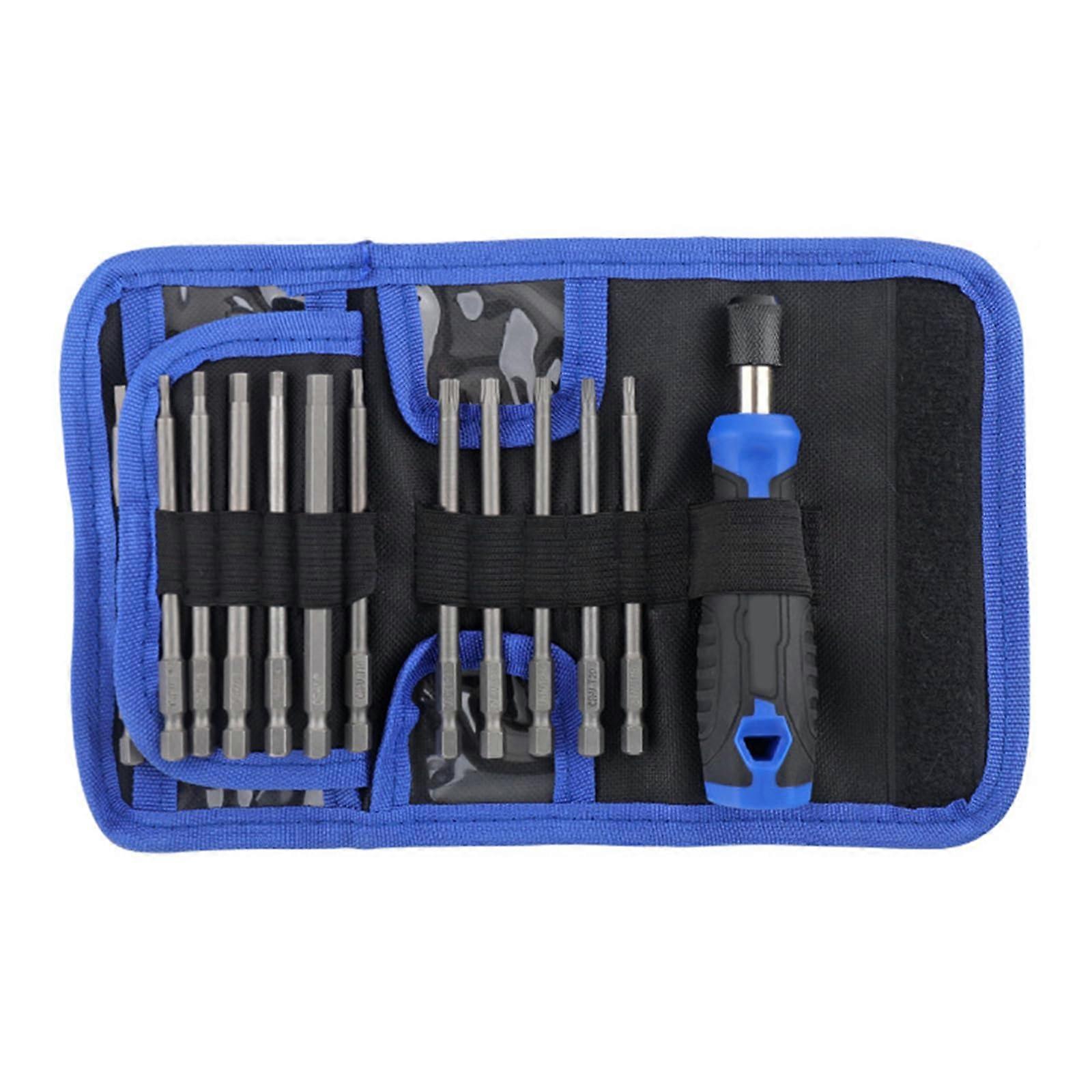 Precision Screwdriver Set, 24-in-1 Tool with 23 Bits, Electronics Repair Tool for Computer and Laptop Maintenance