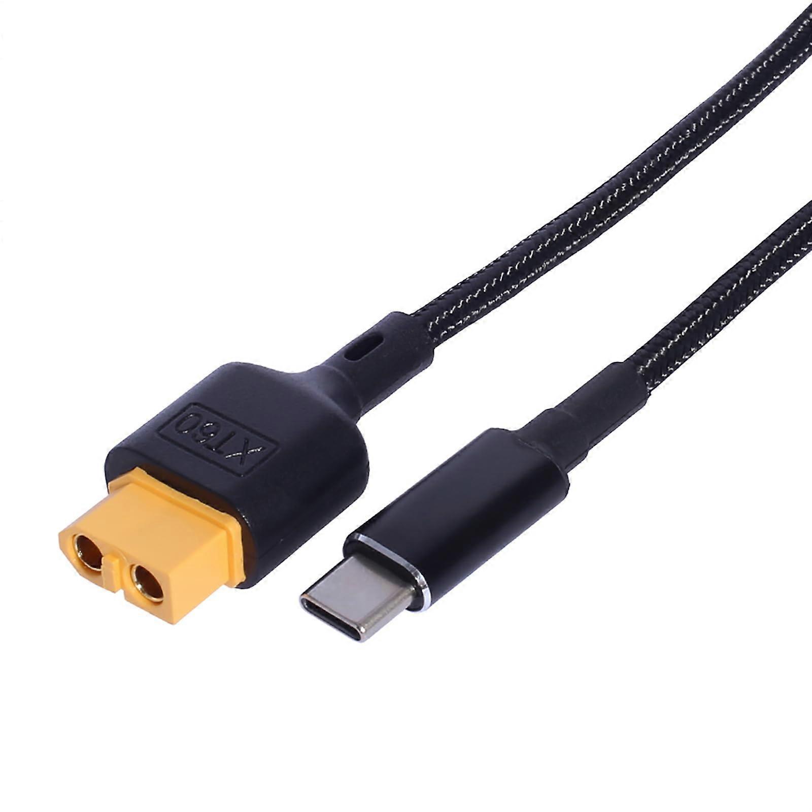 USB C to XT60 Female Adapter Cable Type C to XT60 100W 5A Charging Cable for Drones Model Battery Fast Charging Cable 50cm