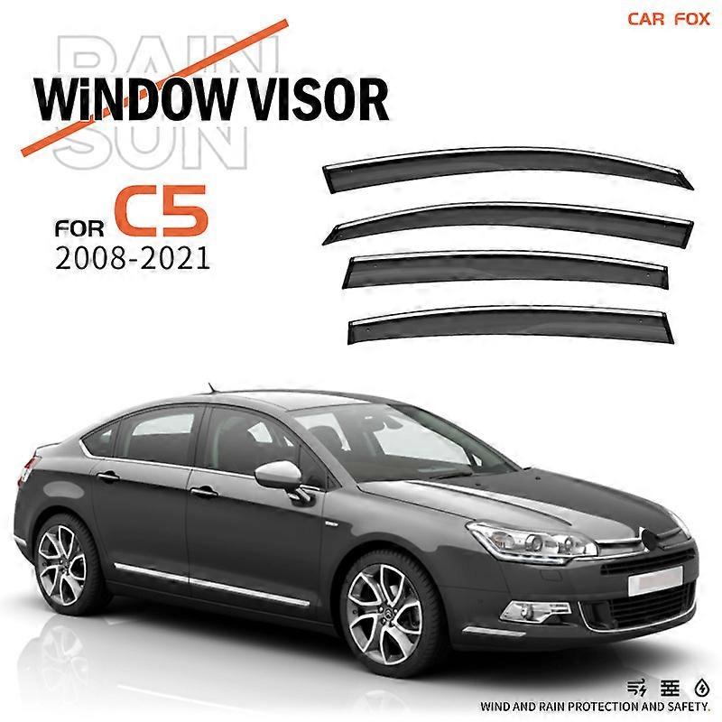 Applies to For CITROEN C5 C5X 2008-2021 Car Window Visor Awning Shelters Windshield Side Window Rain Sun Shade Auto Accessories Car Styling