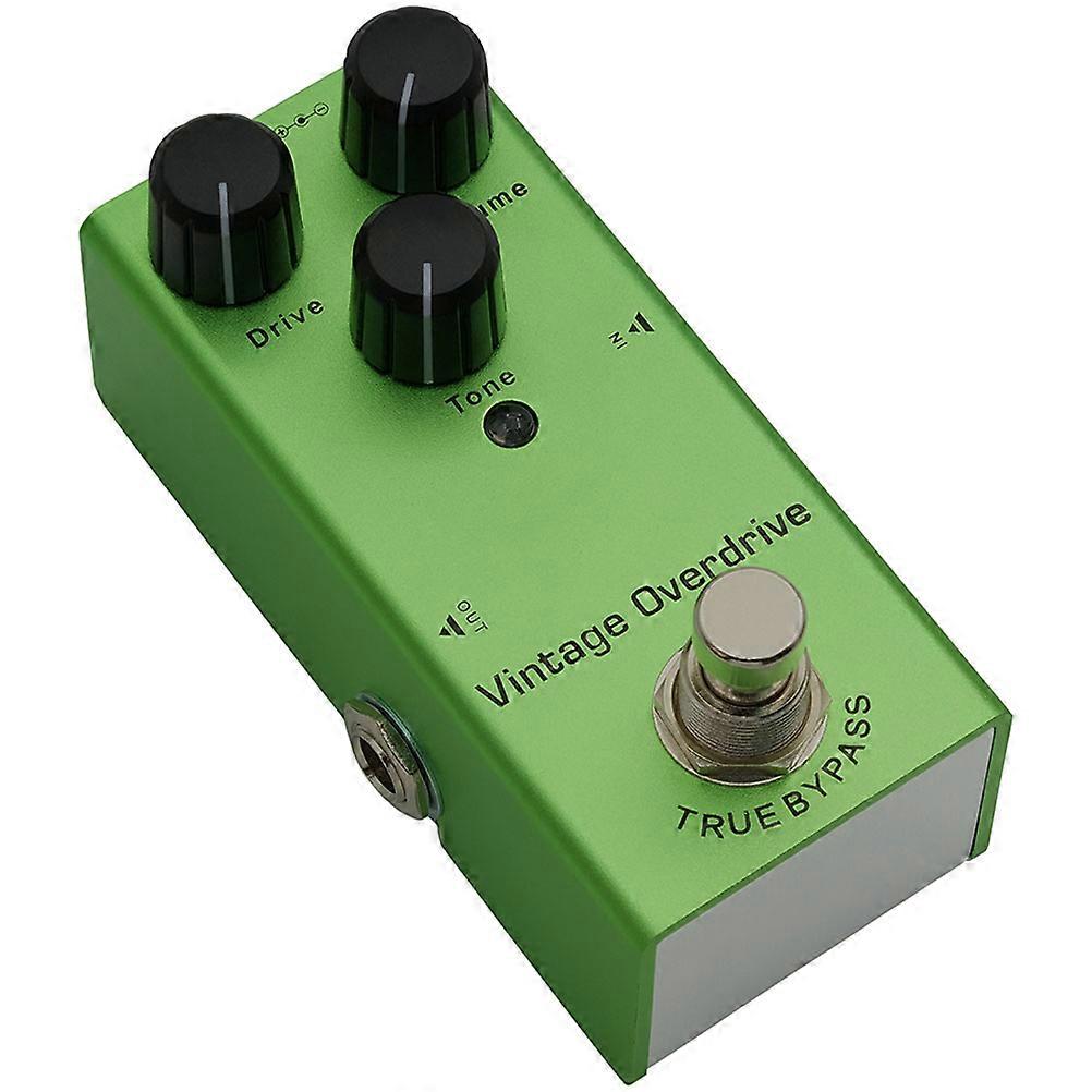 Delay Pedal Guitar Effects Pedal For Professional Use Light Green Rectangular Metal Single Type With True Bypass 1Set
