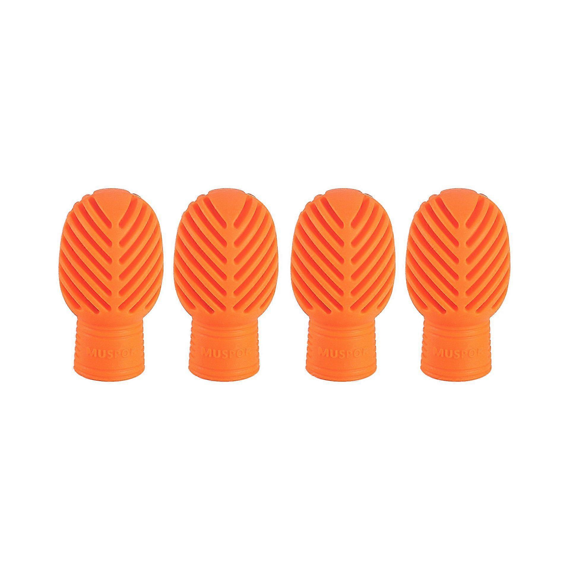 4-pack Muspor drumsticks silent silicone head mute mute drum pad practice skills drum pad silencer