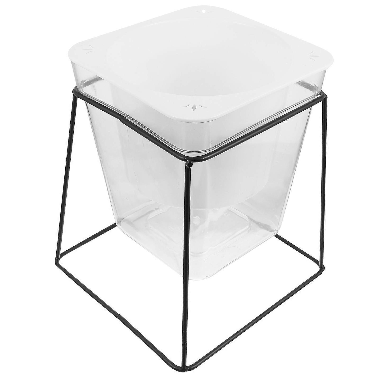 Water Absorbing Planter Suitable For Garden Use 20X20CM Black Color Designed For Plant Lovers 1Set