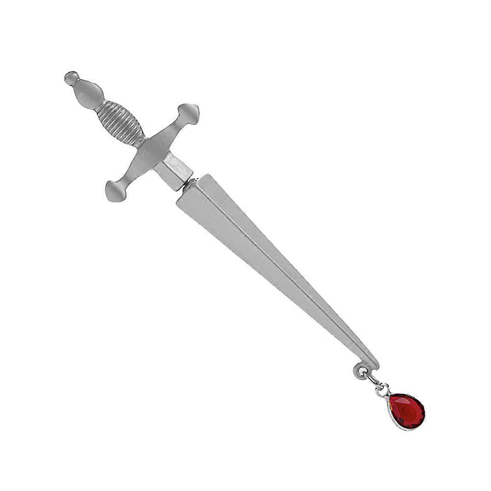 Sword Shaped Earring Decorative Accessory For Women In White Color With Retro Design Perfect For Party 1Pc