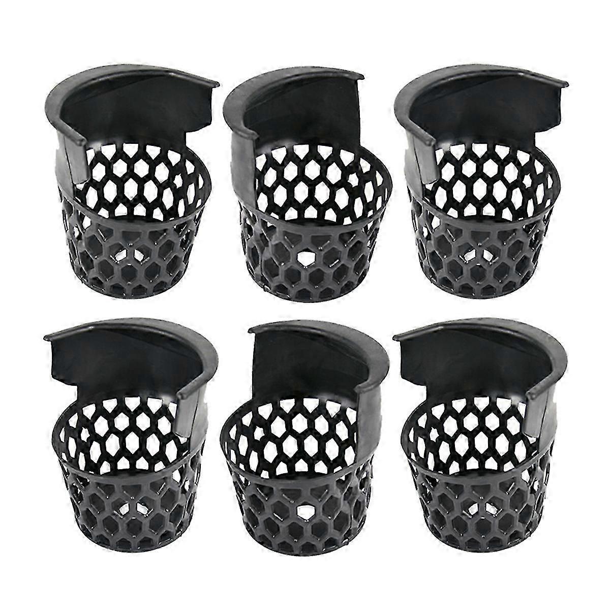 6 Pcs Pool Table Pockets Billiard Pockets Set Black Billiards Net Bag Entertainment Web Pockets Snooker Baskets