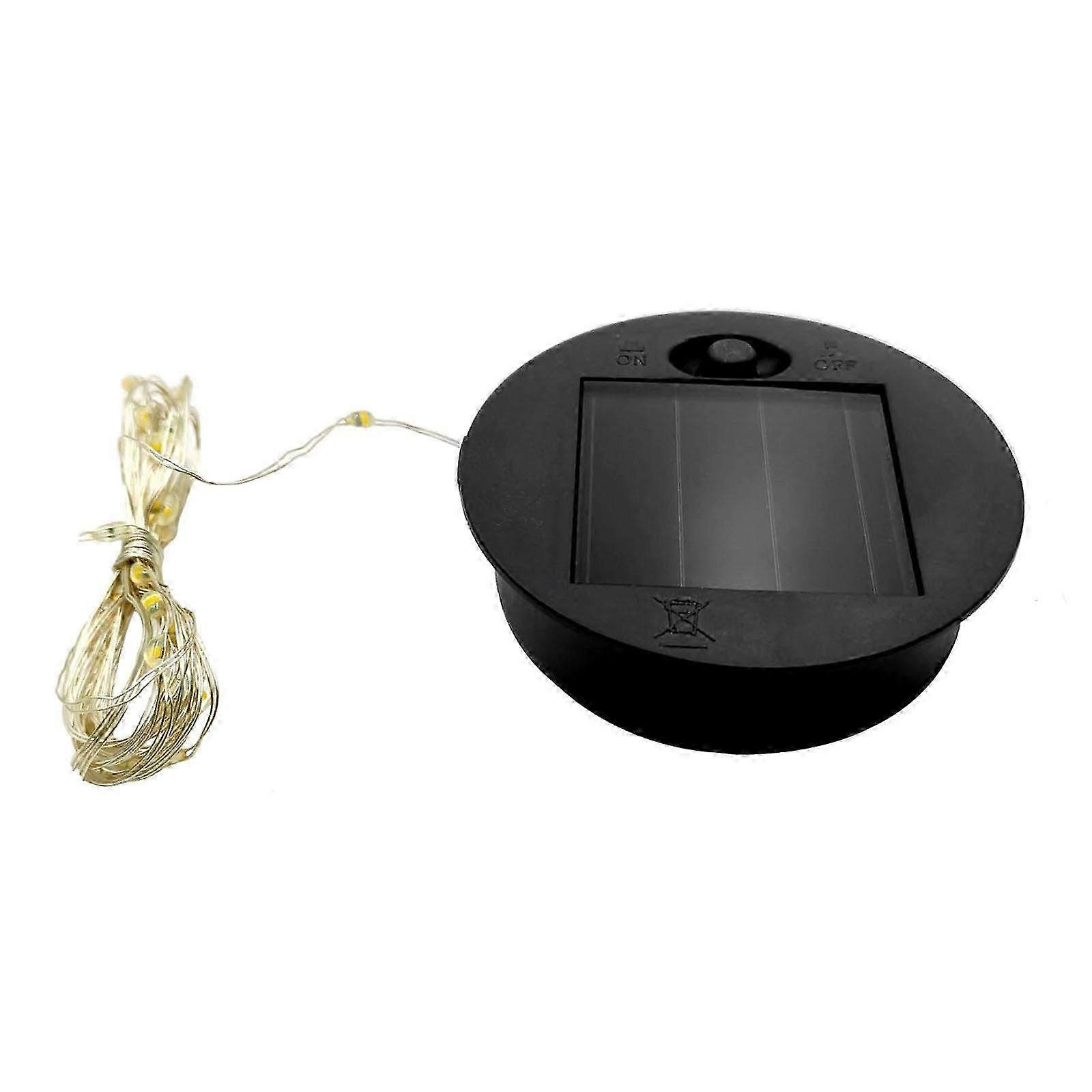 Solar LED String Lights Accessory - 1pc Solar Lantern Replacement Panel for Garden Watering Can & DIY Patio Decorations