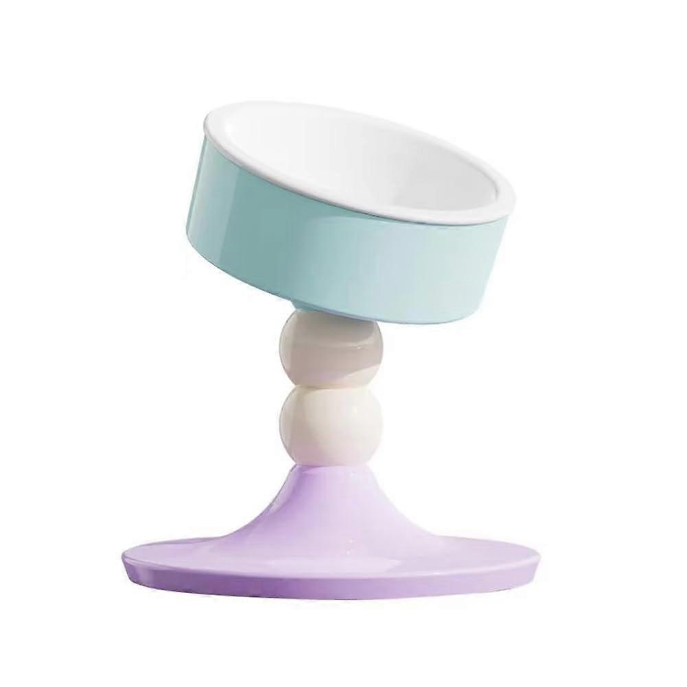 Elevated Cat Food Bowl, Adjustable Dog Feeder with Stand, Rotatable, Anti-Vomiting, Spine Protection for Puppies