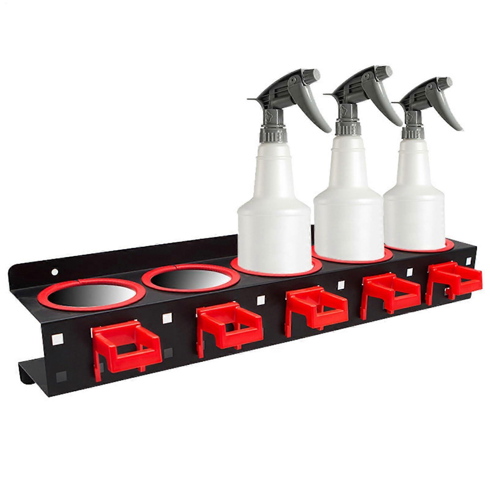 Tool Rack for Garage - Wall-Mounted Car Cleaning Organizer with Tool Storage Bar for Vehicle Detailing