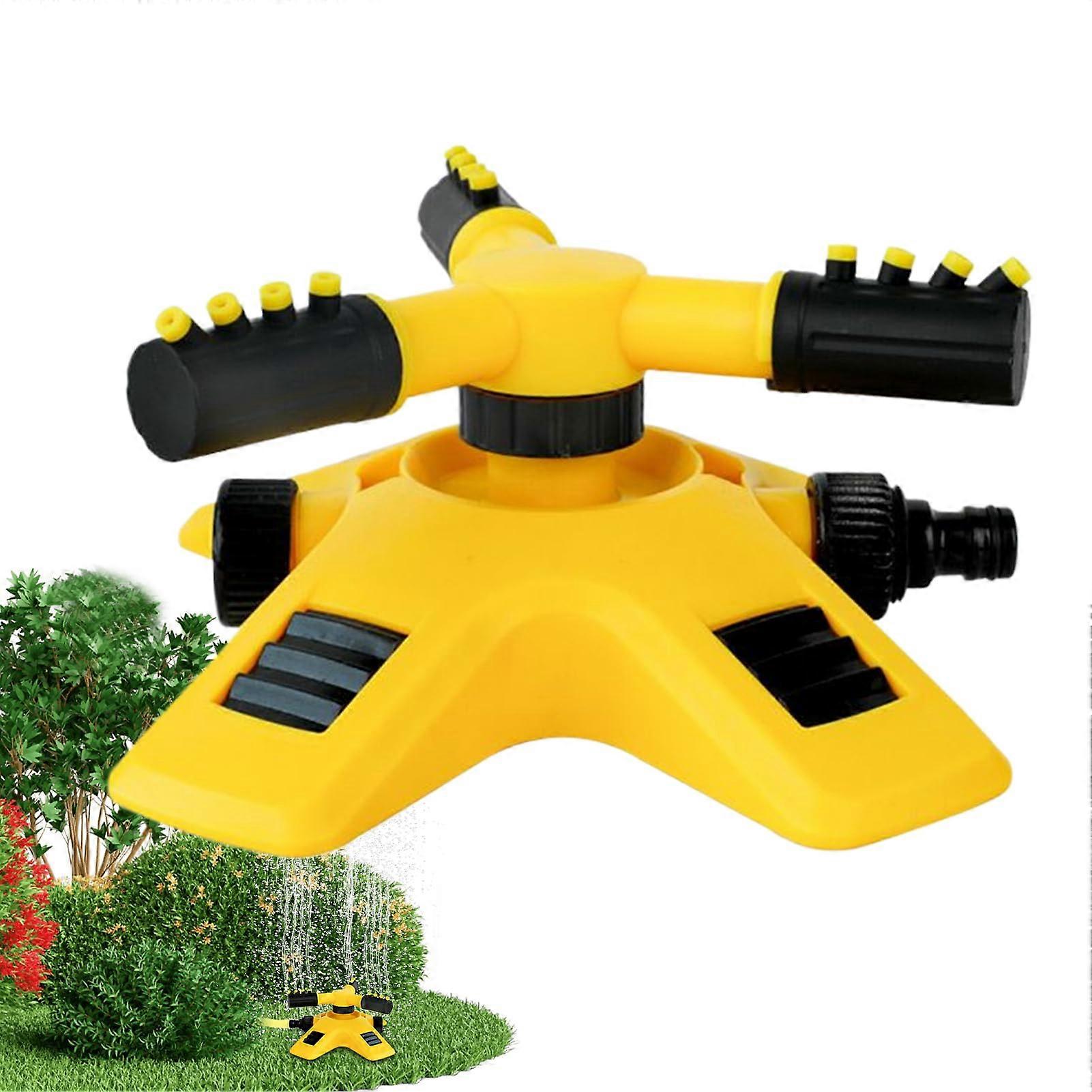 Water sprinkler – 360degree rotatable irrigation tool for large areas, backyard