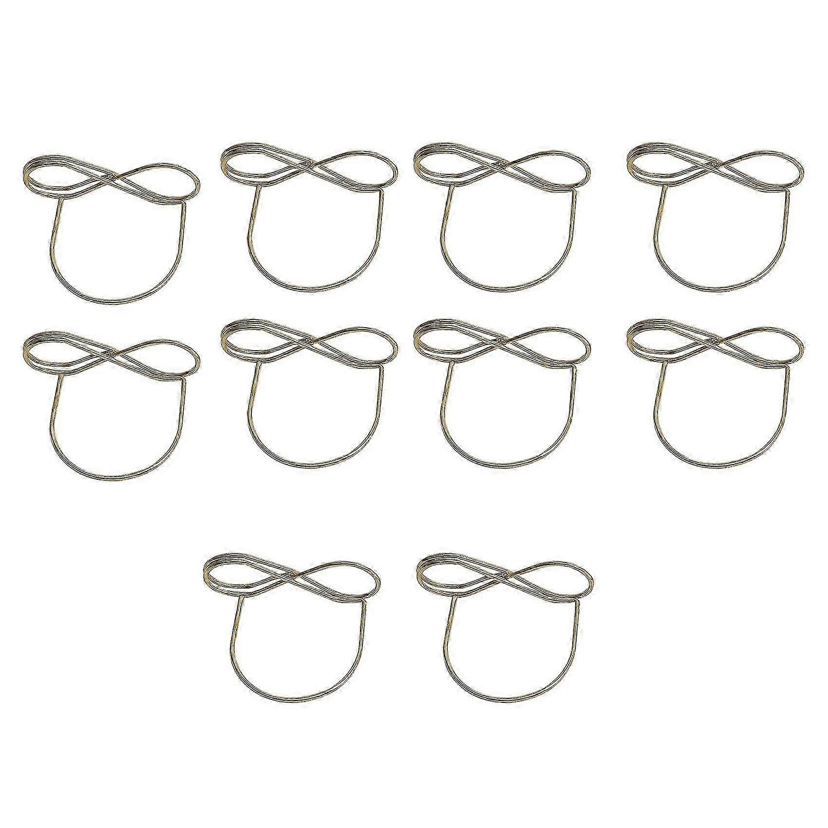 2025 20pcs Table Number Holder Stands Place Card Holder Bow Shape Table Number Holder Metal Place Card H