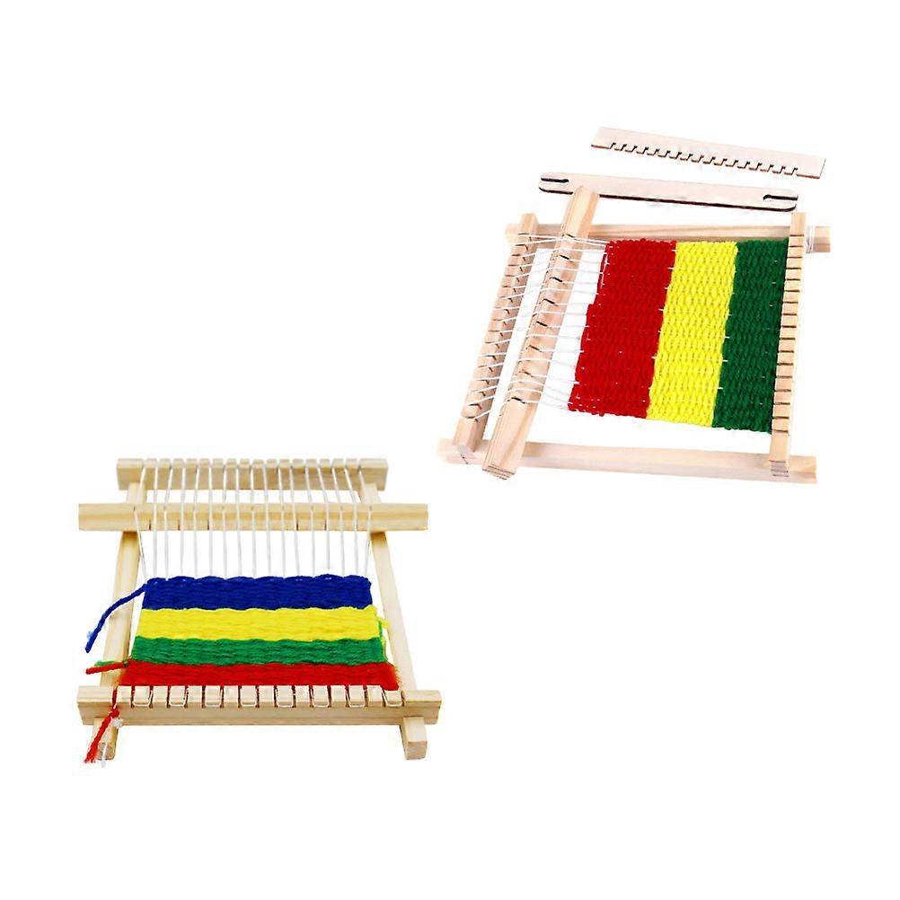 Assorted Color Kids Weaving Machine Toy for Daily Use Synthetic Material Fun DIY Crafting Experience