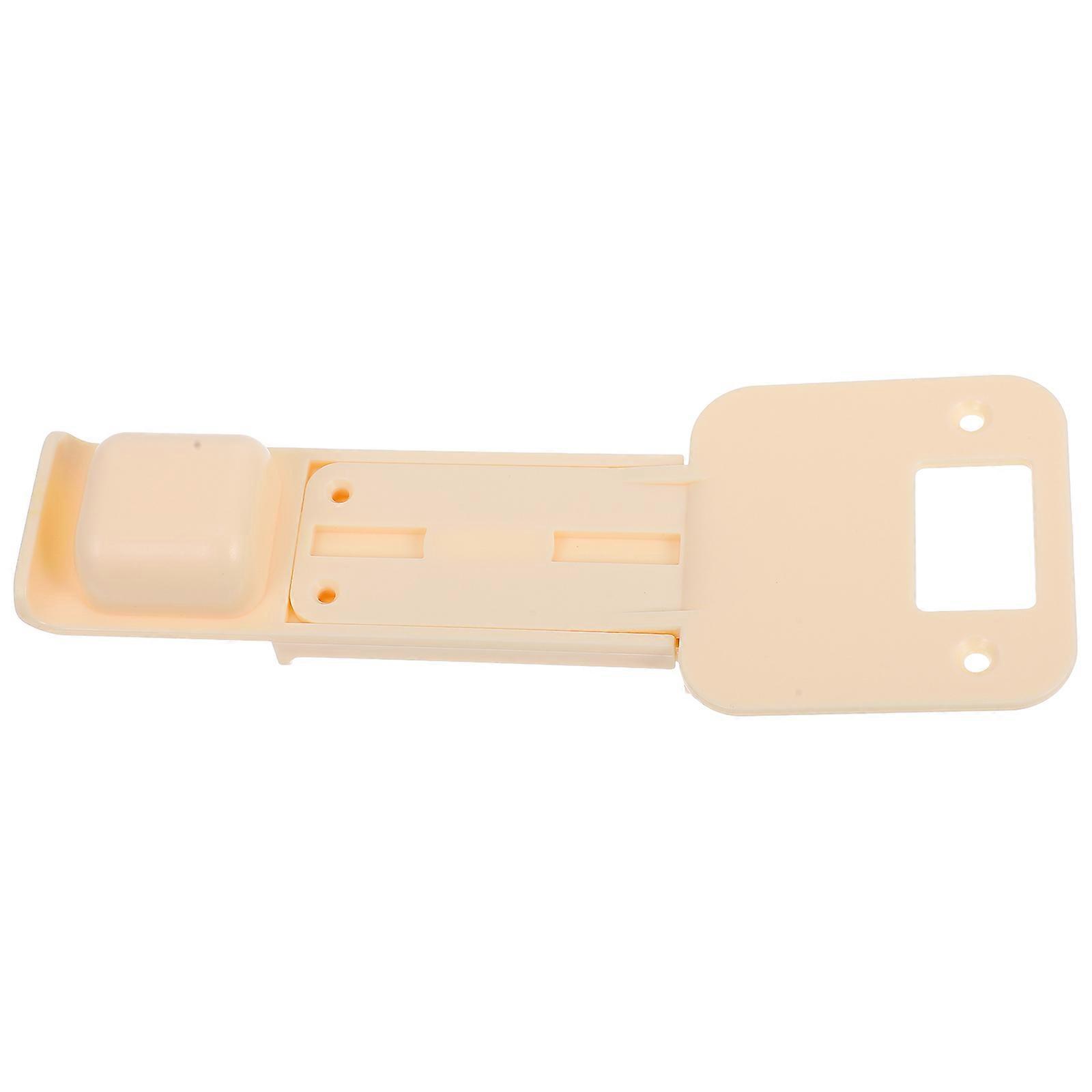 Adjustable Beige Door Plug for Home with Sturdy ABS Material Ensures Pet Safety and Convenience