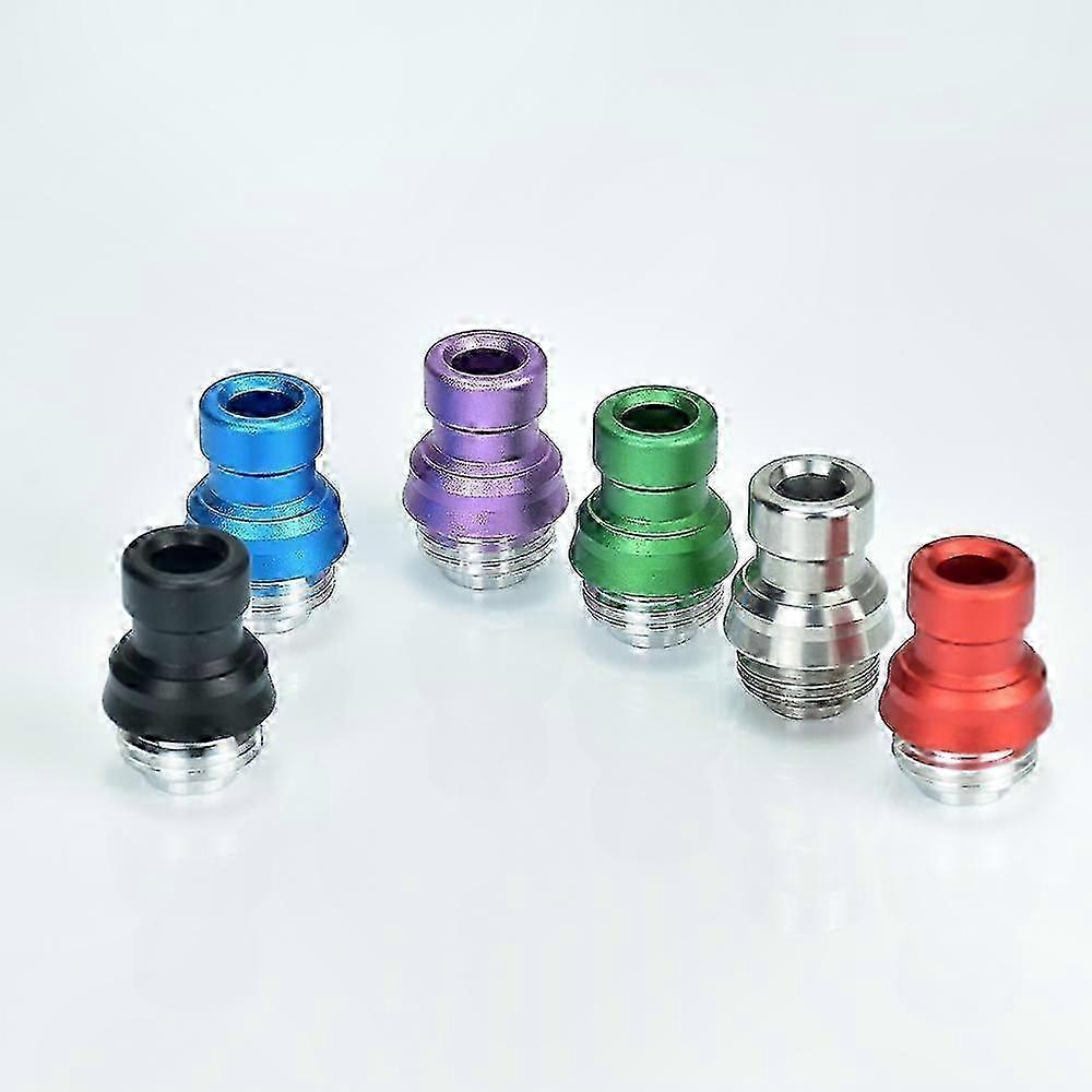 مجموعة تلميح بالتنقيط من الألومنيوم متوافقة مع AIO Box Mods ، 6 قطع