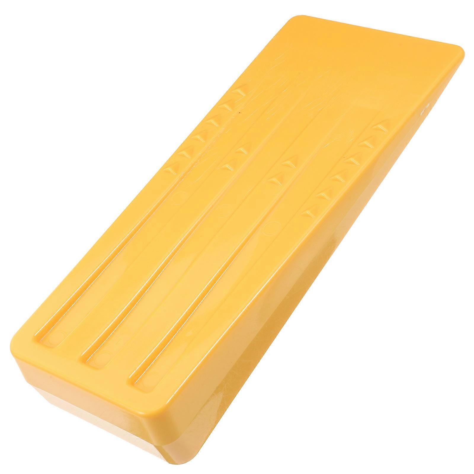Orange Plastic Tree Felling Wedges with Spikes for Safe Cutting Essential Logging Tools High Visibility